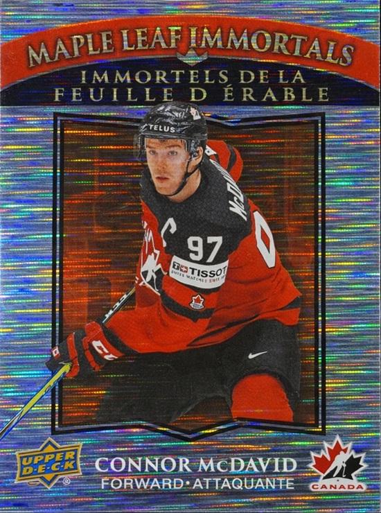 2025 Upper Deck Tim Hortons Team Canada Maple Leaf Immortals Connor McDavid #ML-5 card