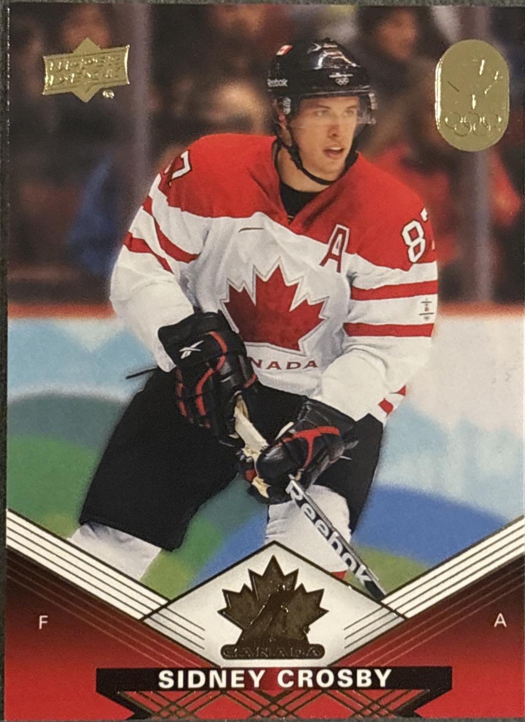2025 Upper Deck Tim Hortons Team Canada Sidney Crosby #1 card