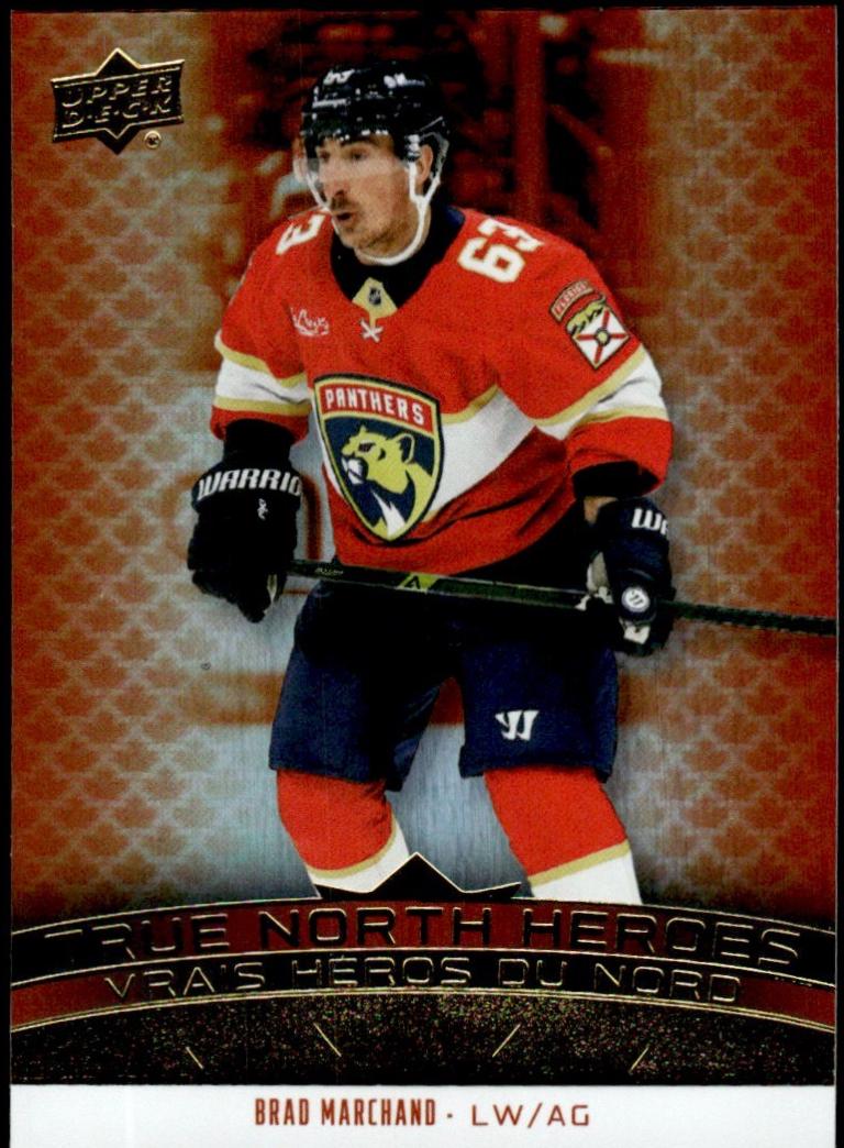 2025 Upper Deck Tim Hortons True North Heroes Brad Marchand #TNH-18 card