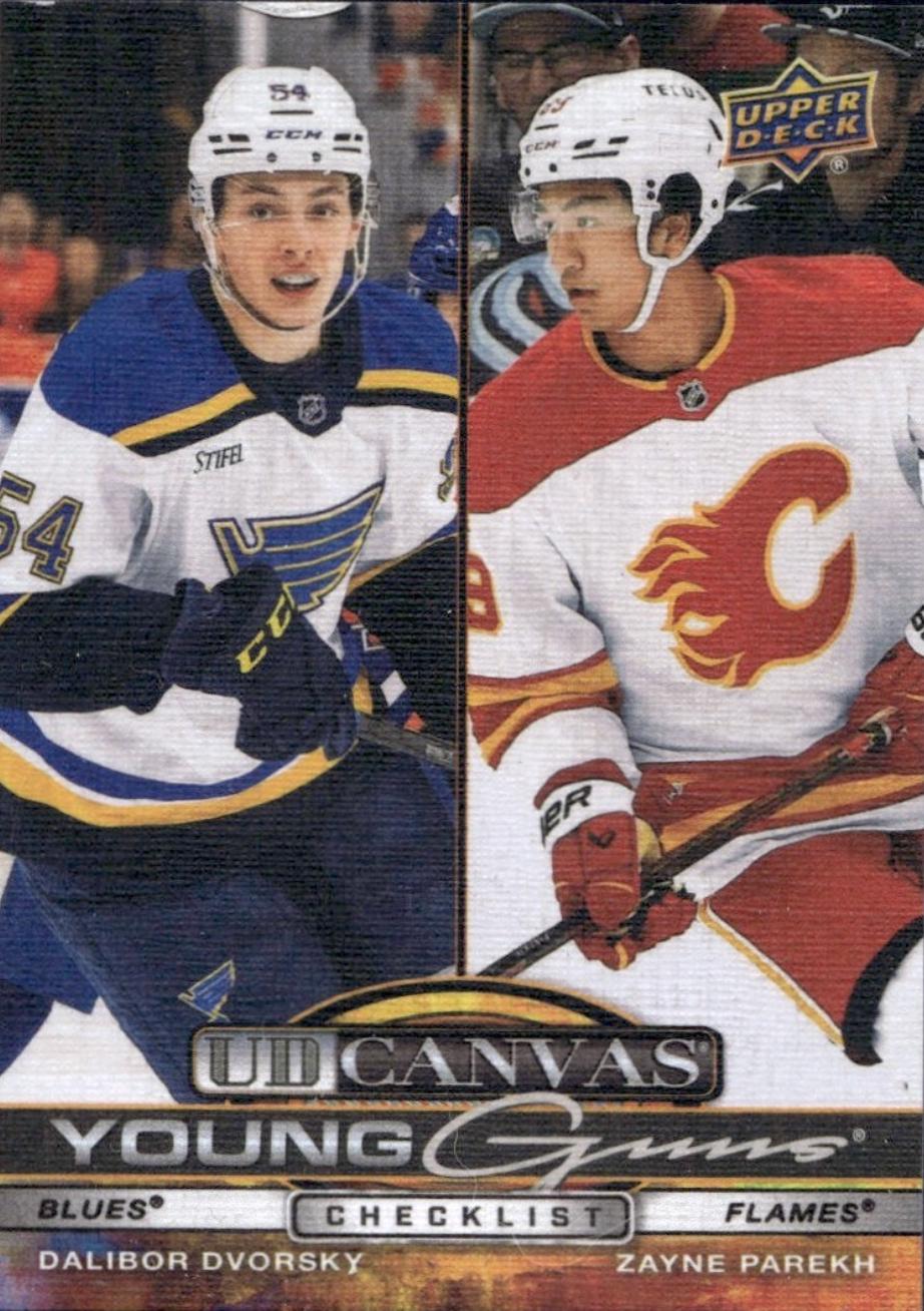 2025 Upper Deck UD Canvas Dalibor Dvorsky / Zayne Parekh #C-120 card