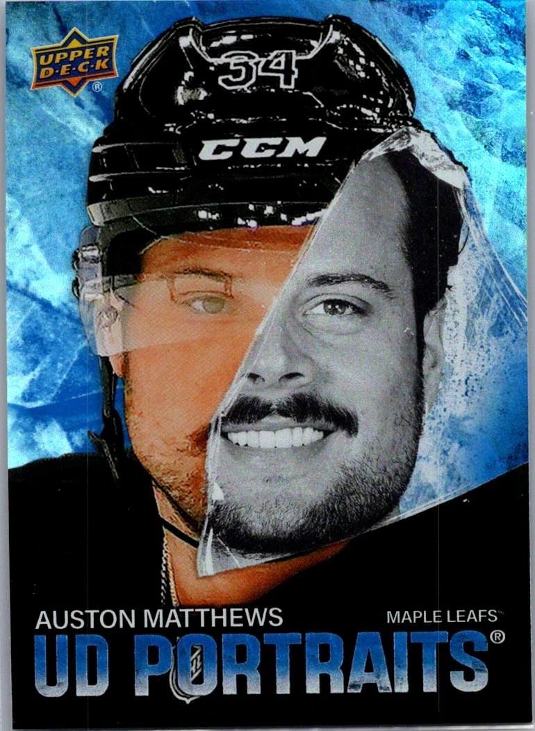 2025 Upper Deck UD Portraits Auston Matthews #P-10 card