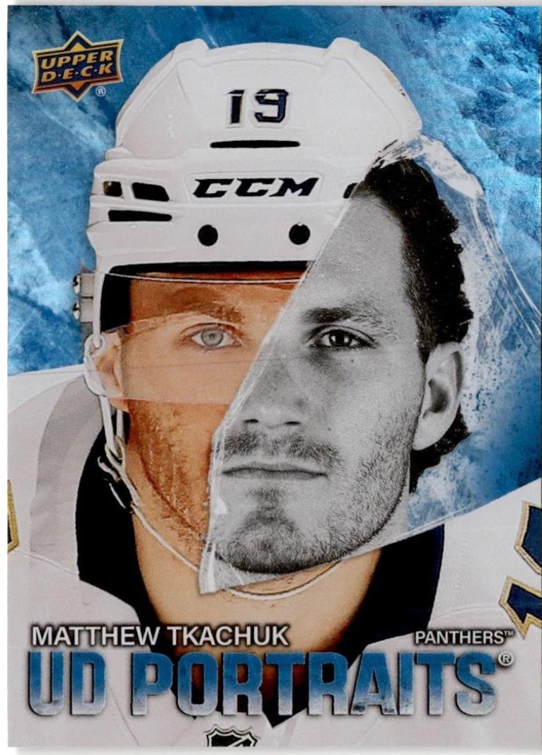 2025 Upper Deck UD Portraits Matthew Tkachuk #P-3 card