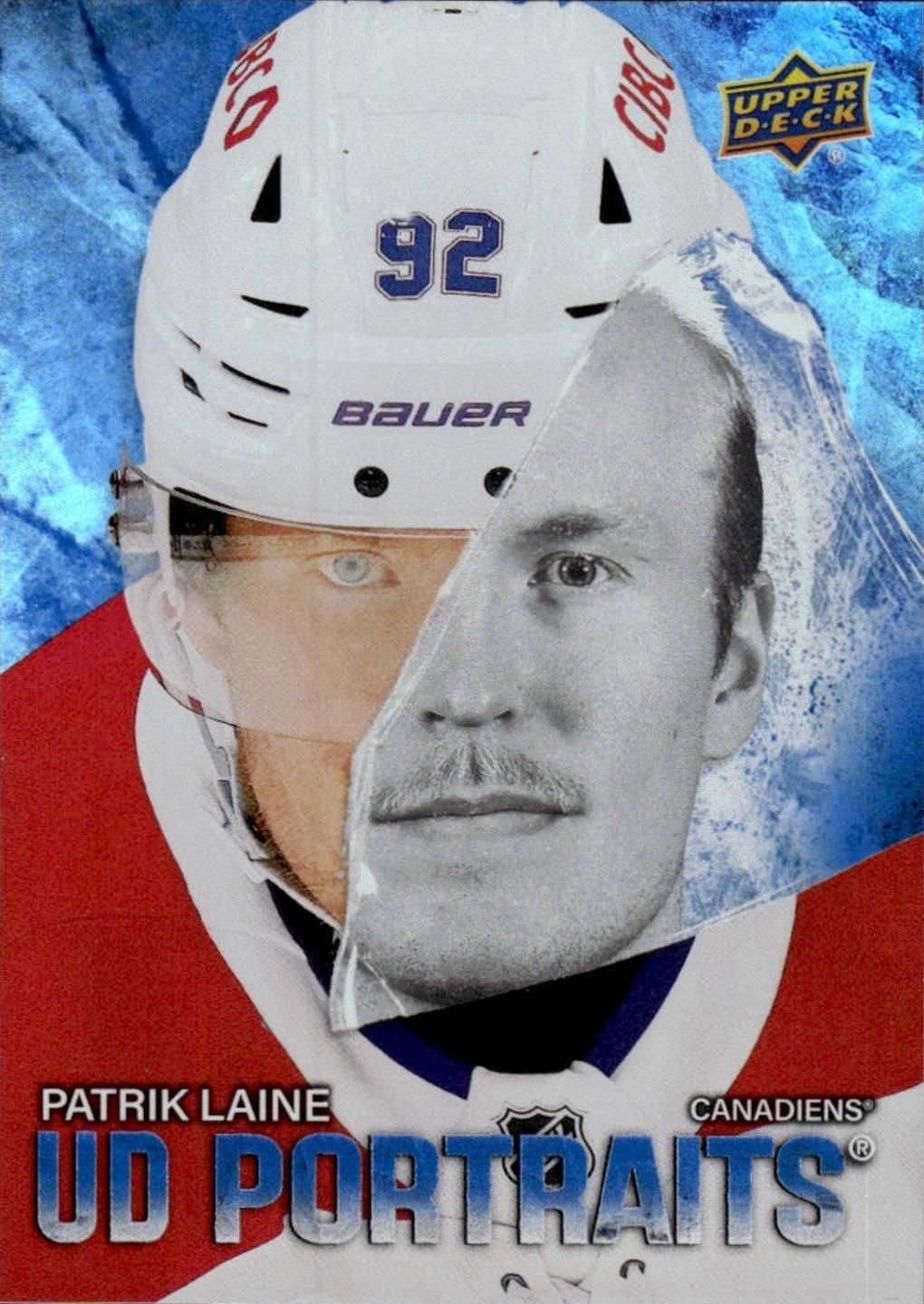 2025 Upper Deck UD Portraits Patrik Laine #P-13 card