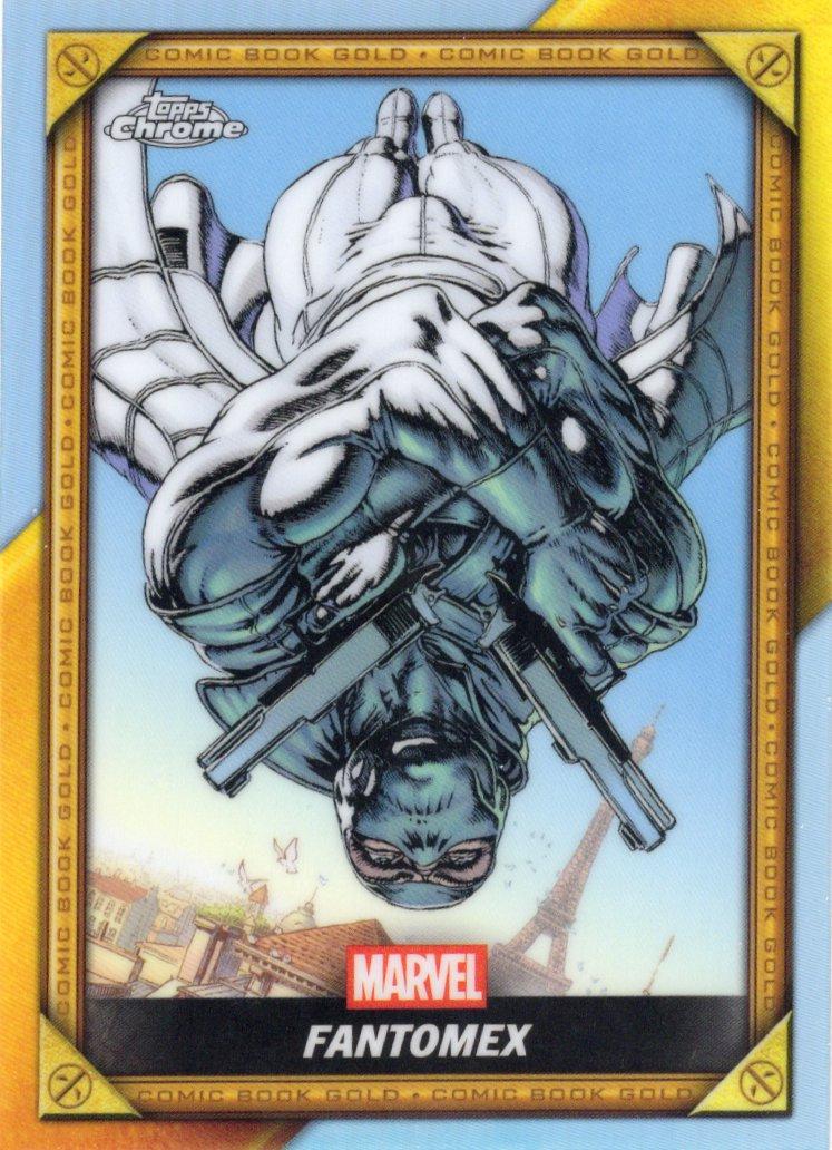 2026 2025 Topps Chrome Deadpool Comic Book Gold Fantomex #CB-27 card