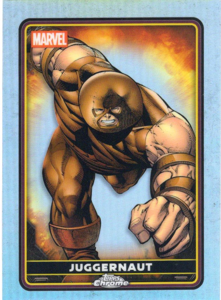 2026 2025 Topps Chrome Deadpool Juggernaut [Refractor] #9 card