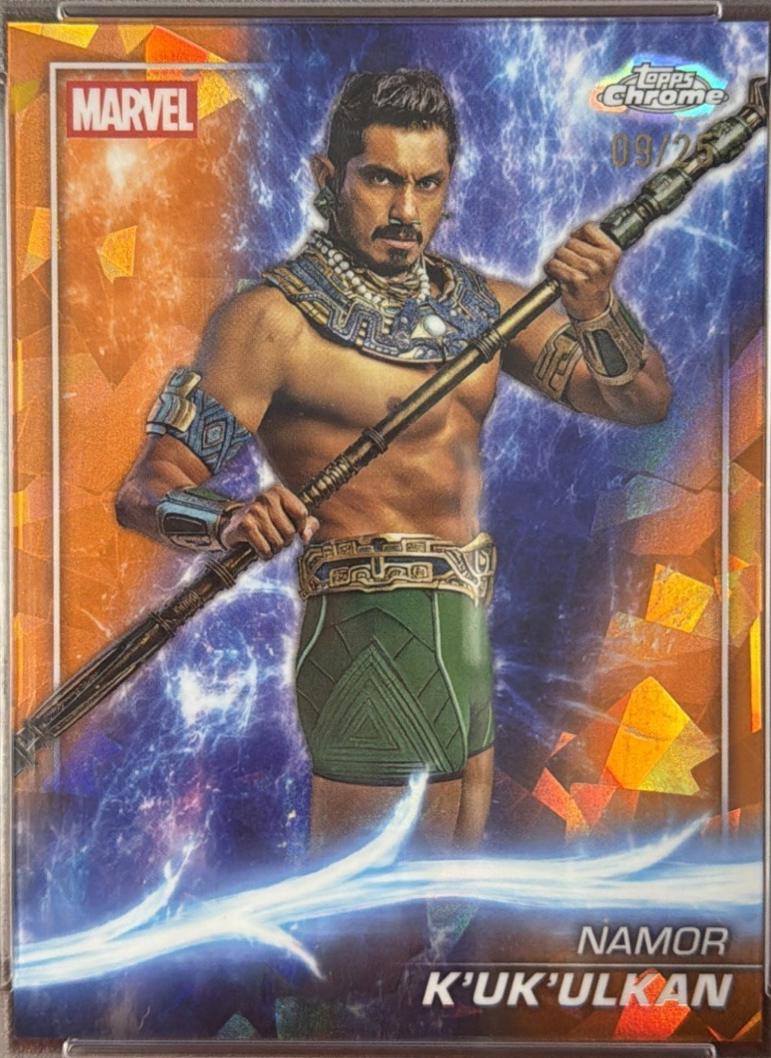 2026 2025 Topps Chrome Studios K'uk'ulkan [Orange Sapphire] #141 card