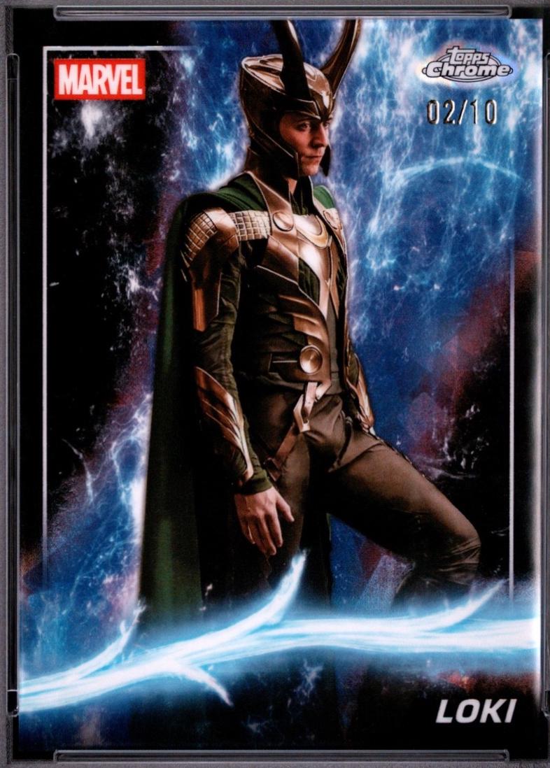 2026 2025 Topps Chrome Studios Loki [Black Sapphire] #19 card