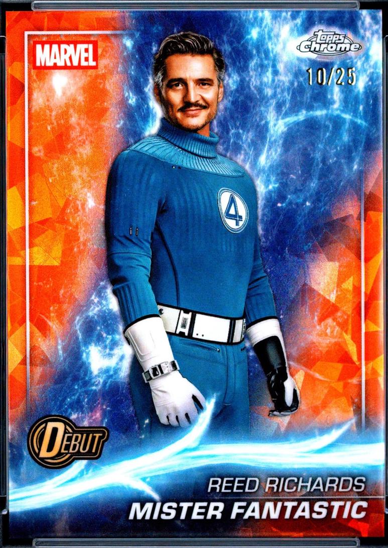 2026 2025 Topps Chrome Studios Mister Fantastic [Orange Sapphire] #194 card