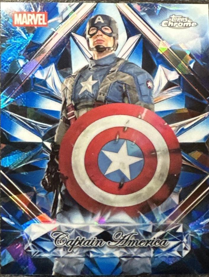 2026 2025 Topps Chrome Studios Sapphire Selections Captain America #SS-4 card