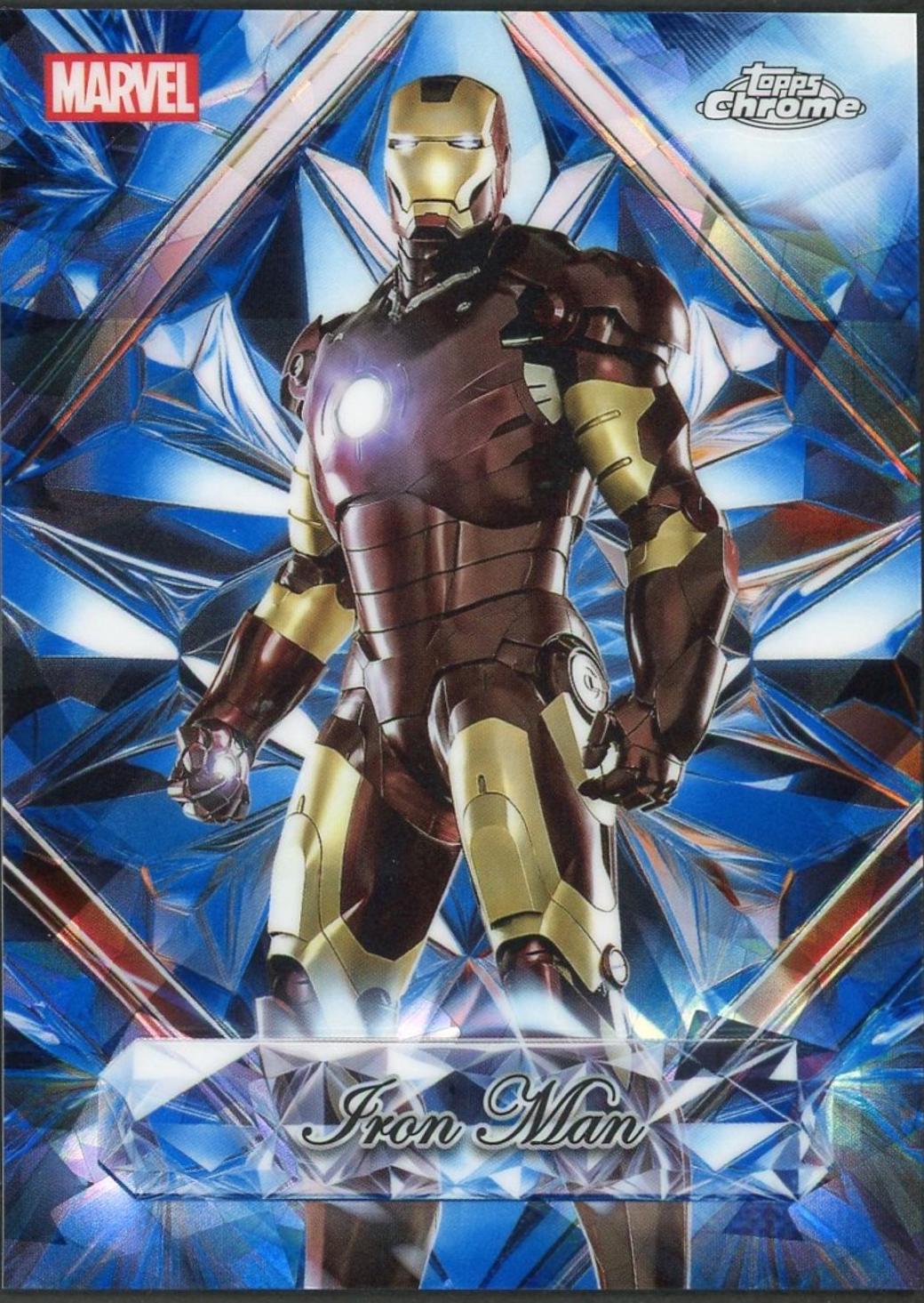 2026 2025 Topps Chrome Studios Sapphire Selections Iron Man #SS-1 card