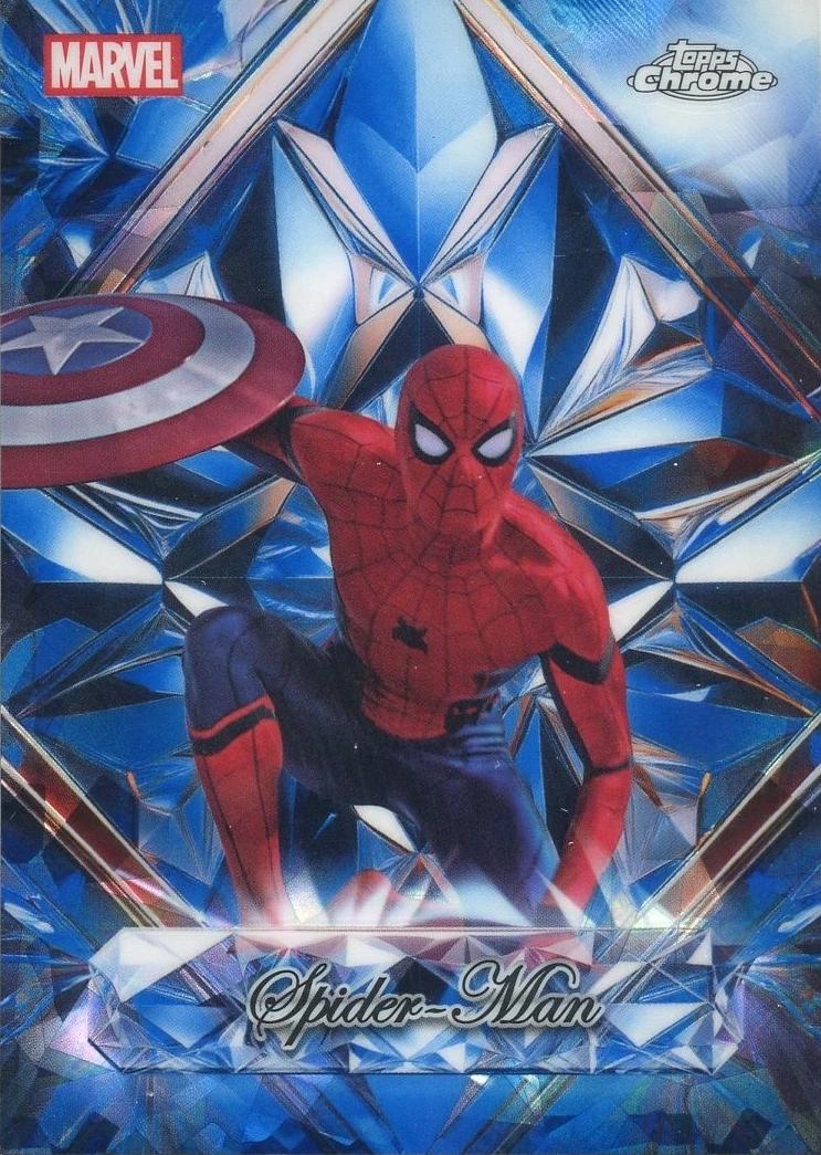 2026 2025 Topps Chrome Studios Sapphire Selections Spider-Man #SS-7 card