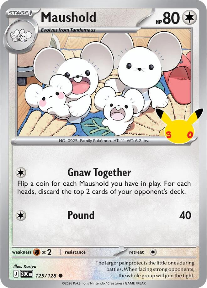 2026 30th Celebration Maushold #125 card