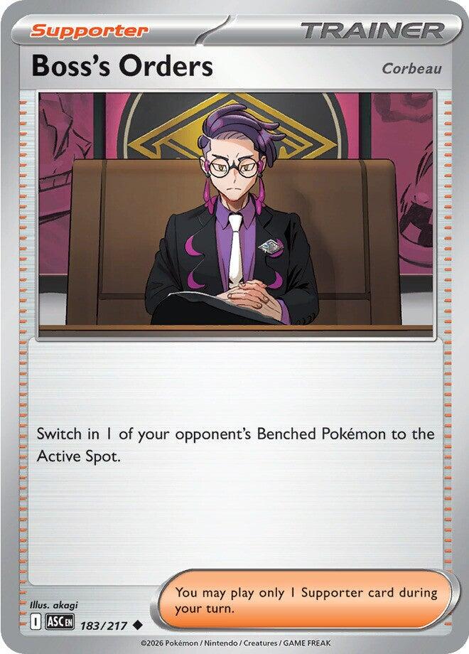 2026 Ascended Heroes Boss's Orders: Corbeau #183 card