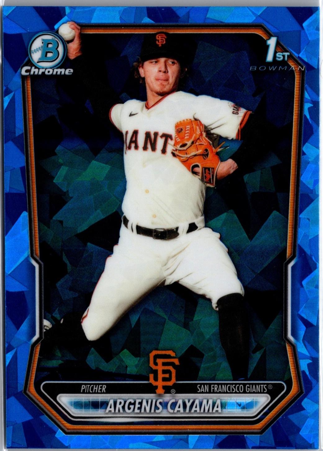 2026 Bowman Chrome Prospect Argenis Cayama [Sapphire] #BCP-114 card