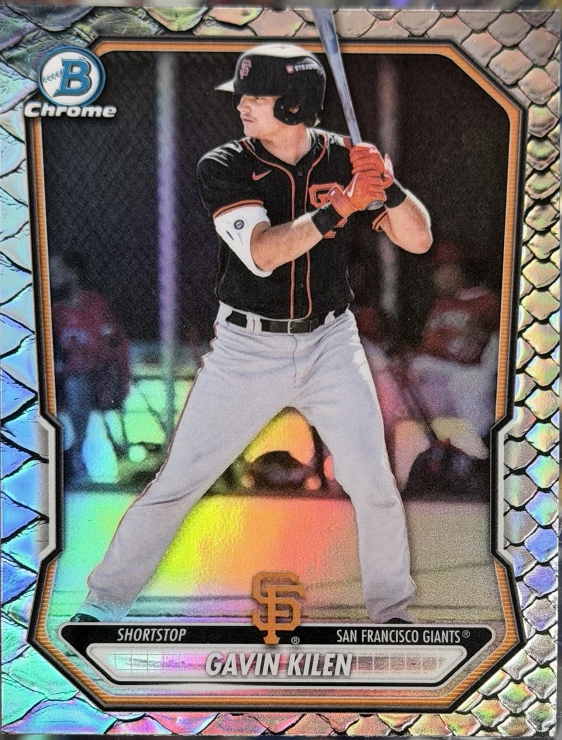 2026 Bowman Chrome Prospect Gavin Kilen [Reptilian Refractor] #BCP-136 card