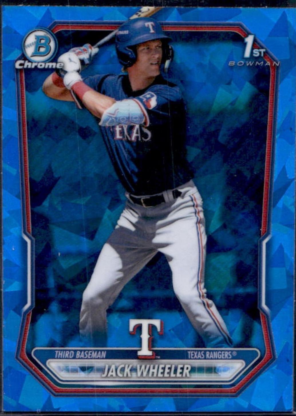 2026 Bowman Chrome Prospect Jack Wheeler [Sapphire] #BCP-74 card