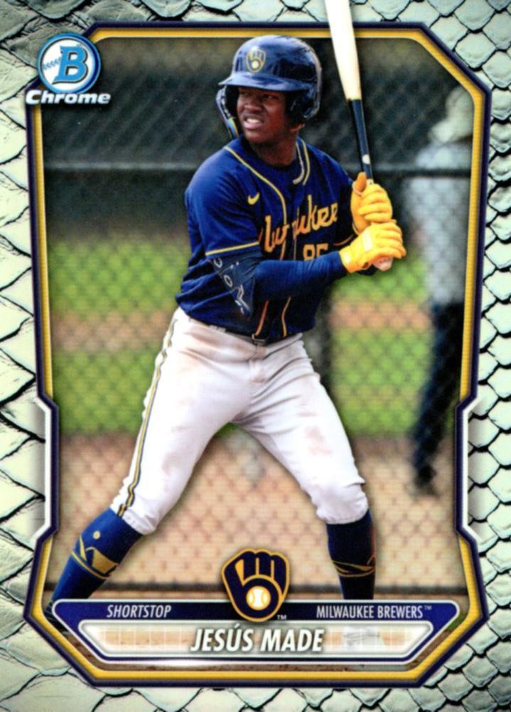 2026 Bowman Chrome Prospect Jesus Made [Reptilian Refractor] #BCP-96 card