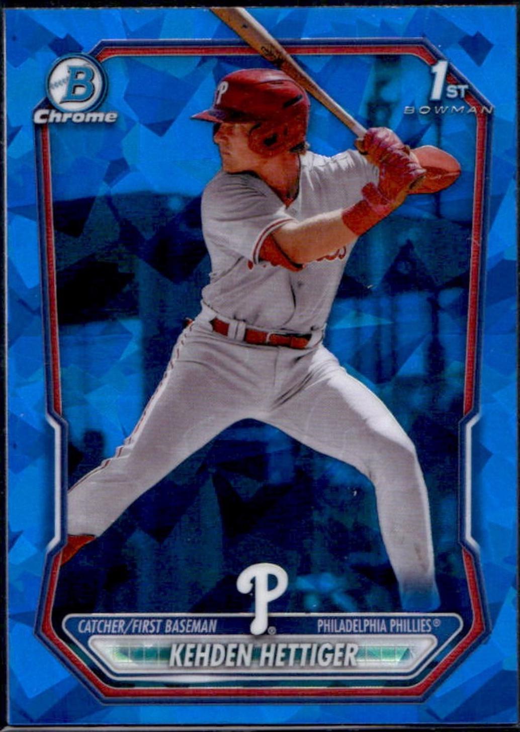 2026 Bowman Chrome Prospect Kehden Hettiger [Sapphire] #BCP-101 card