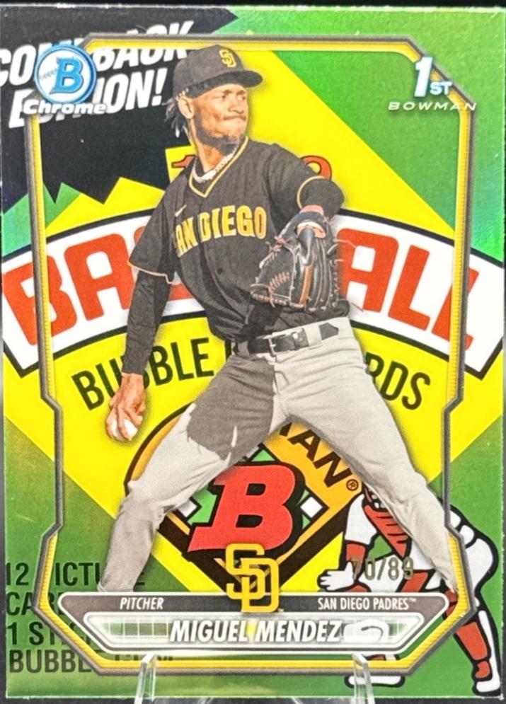 2026 Bowman Chrome Prospect Miguel Mendez [Packfractor Variation] #BCP-107 card