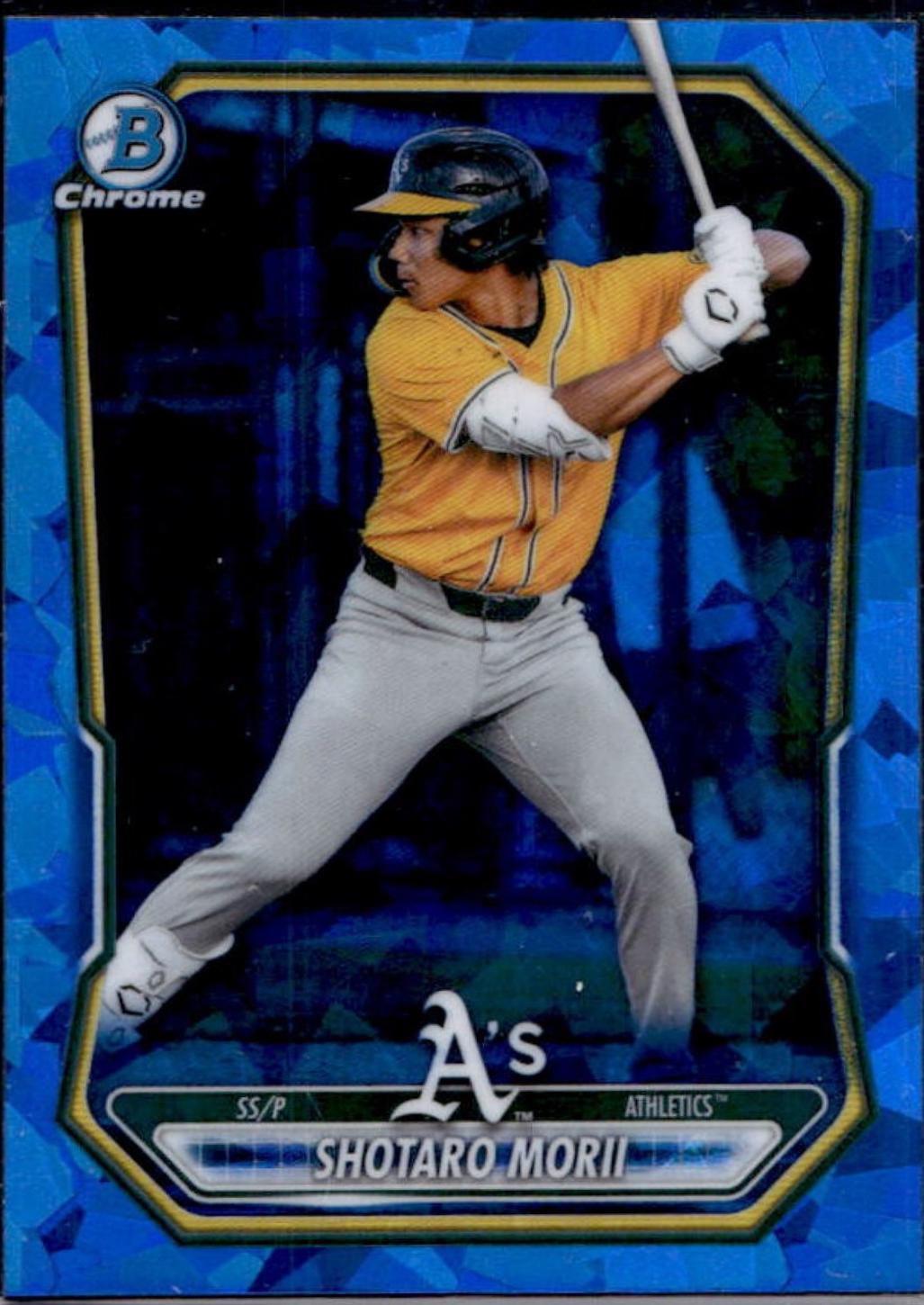 2026 Bowman Chrome Prospect Shotaro Morii [Sapphire] #BCP-48 card