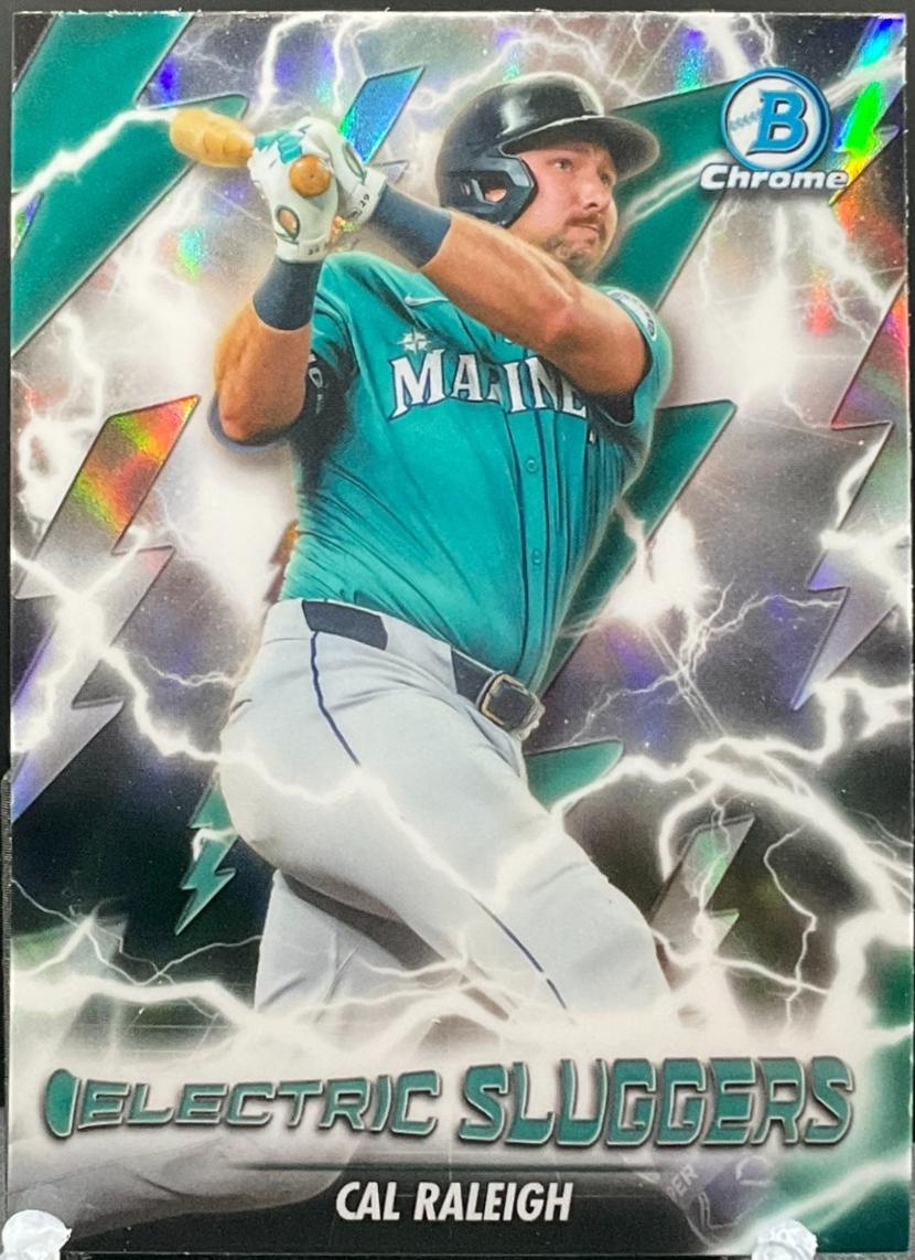 2026 Bowman Electric Sluggers Cal Raleigh #ES-14 card