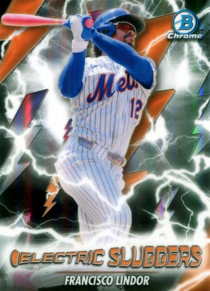 2026 Bowman Electric Sluggers Francisco Lindor #ES-1 card