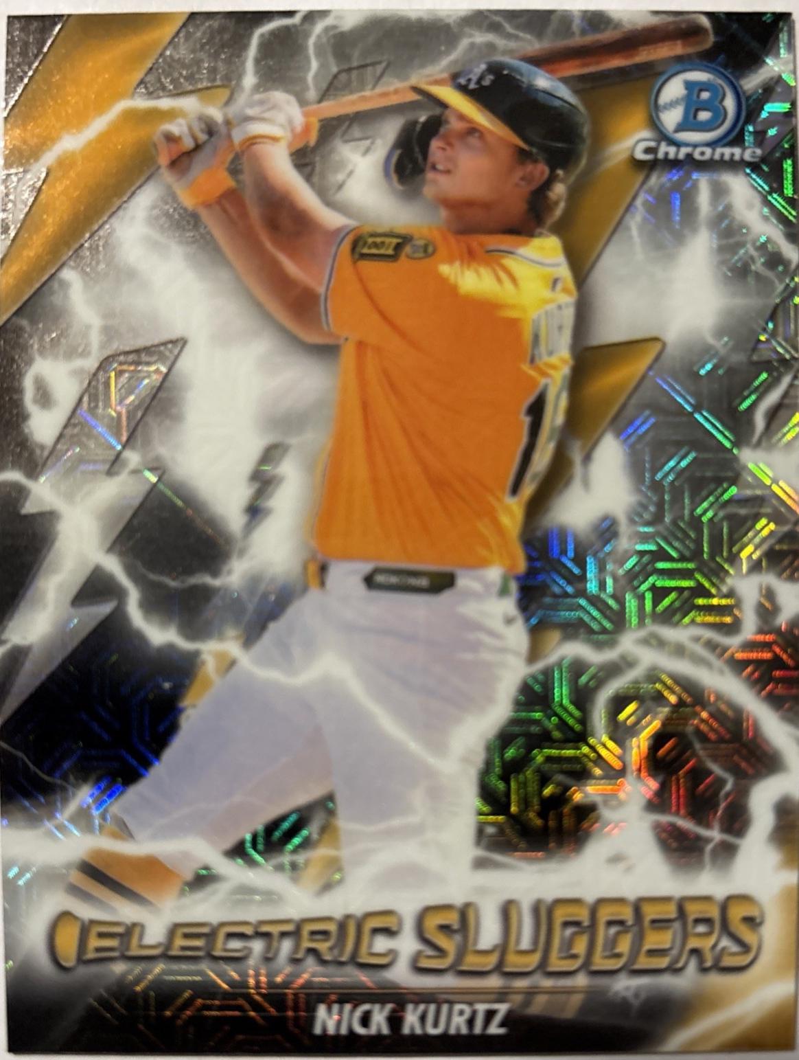 2026 Bowman Electric Sluggers Nick Kurtz [Mojo] #ES-22 card