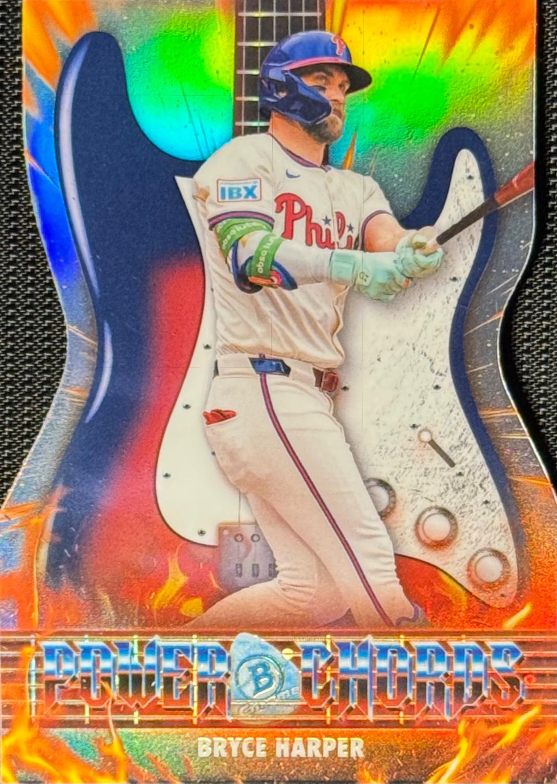 2026 Bowman Power Chords Bryce Harper #PC-7 card