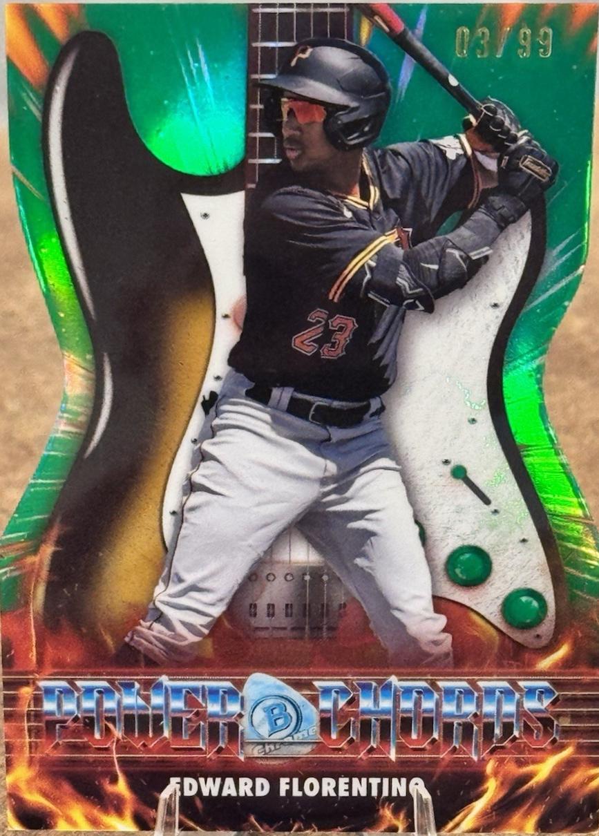 2026 Bowman Power Chords Edward Florentino [Green] #PC-10 card