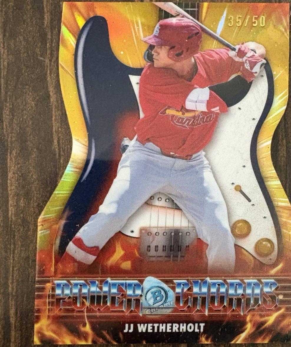 2026 Bowman Power Chords JJ Wetherholt [Gold] #PC-5 card