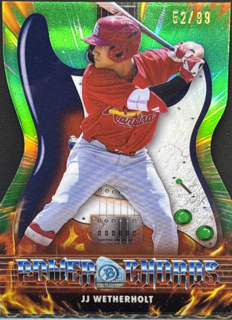 2026 Bowman Power Chords JJ Wetherholt [Green] #PC-5 card