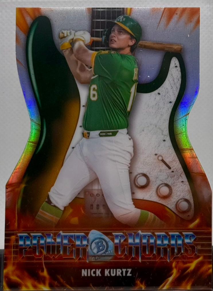 2026 Bowman Power Chords Nick Kurtz #PC-6 card