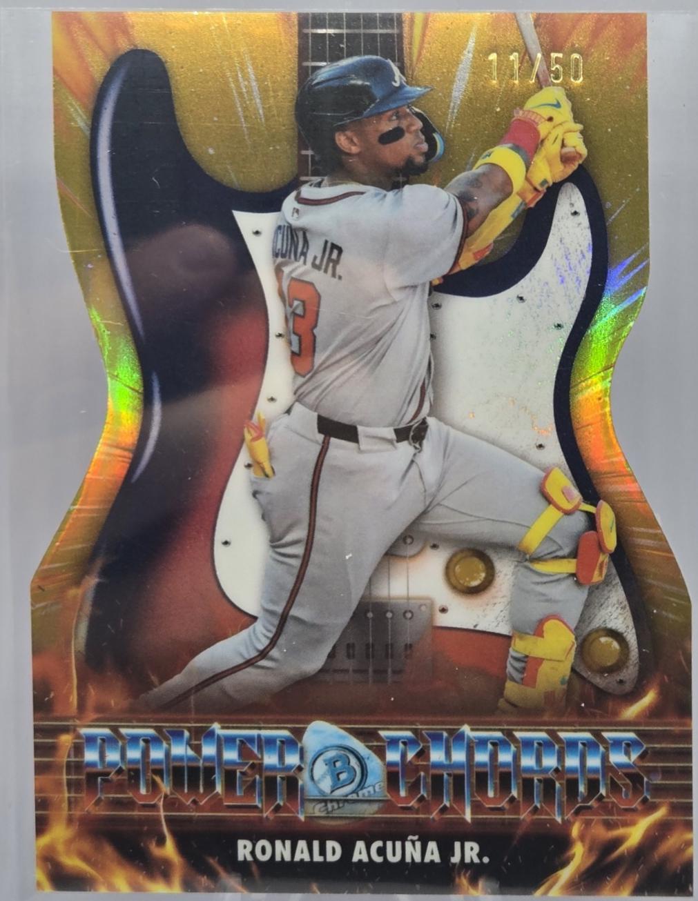 2026 Bowman Power Chords Ronald Acuna Jr. [Gold] #PC-3 card