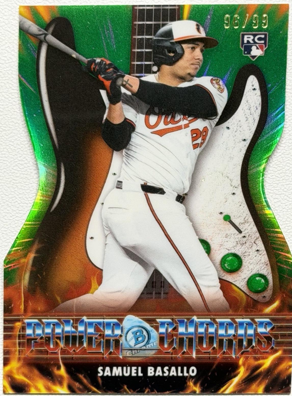 2026 Bowman Power Chords Samuel Basallo [Green] #PC-25 card