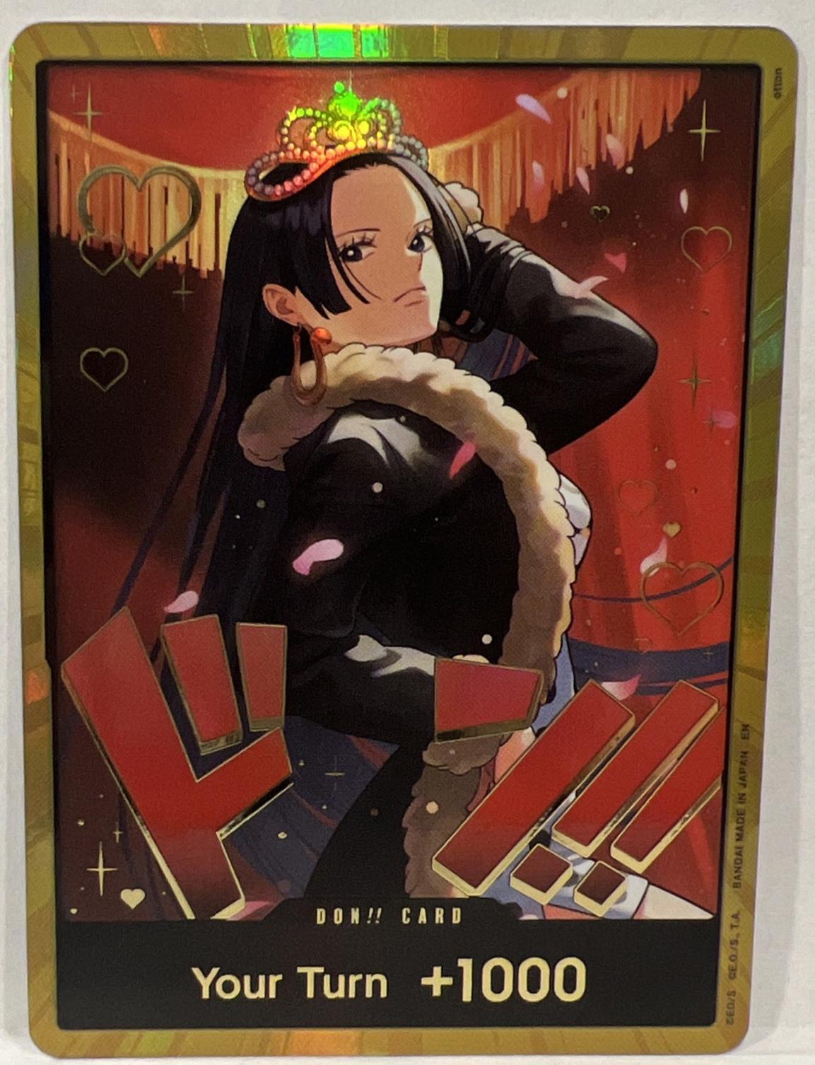 2026 Extra Booster Heroines Edition DON!! Card [Boa Hancock Gold] card