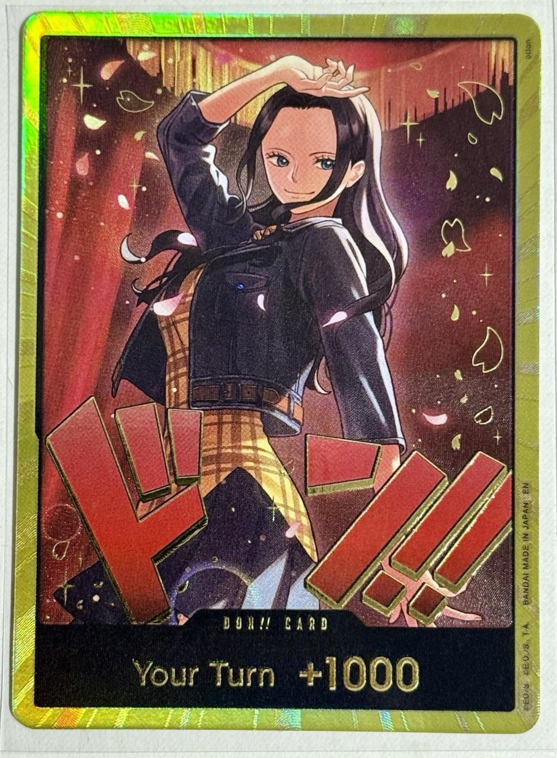 2026 Extra Booster Heroines Edition DON!! Card [Nico Robin Gold] card