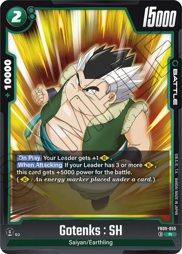 2026 Fusion World Dual Evolution Gotenks: SH #FB09-055 card