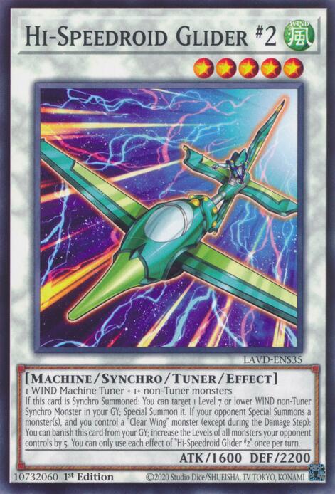 2026 Legendary ARC-V Hi-Speedroid Glider 2 #LAVD-ENS35 card