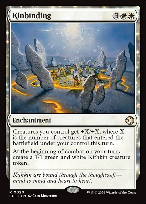 2026 Lorwyn Eclipsed Kinbinding #299 card