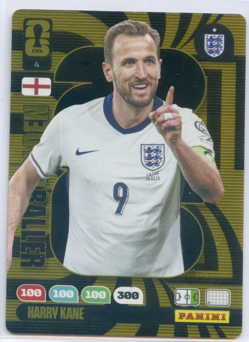 2026 Panini Adrenalyn XL FIFA World Cup Harry Kane #4 card