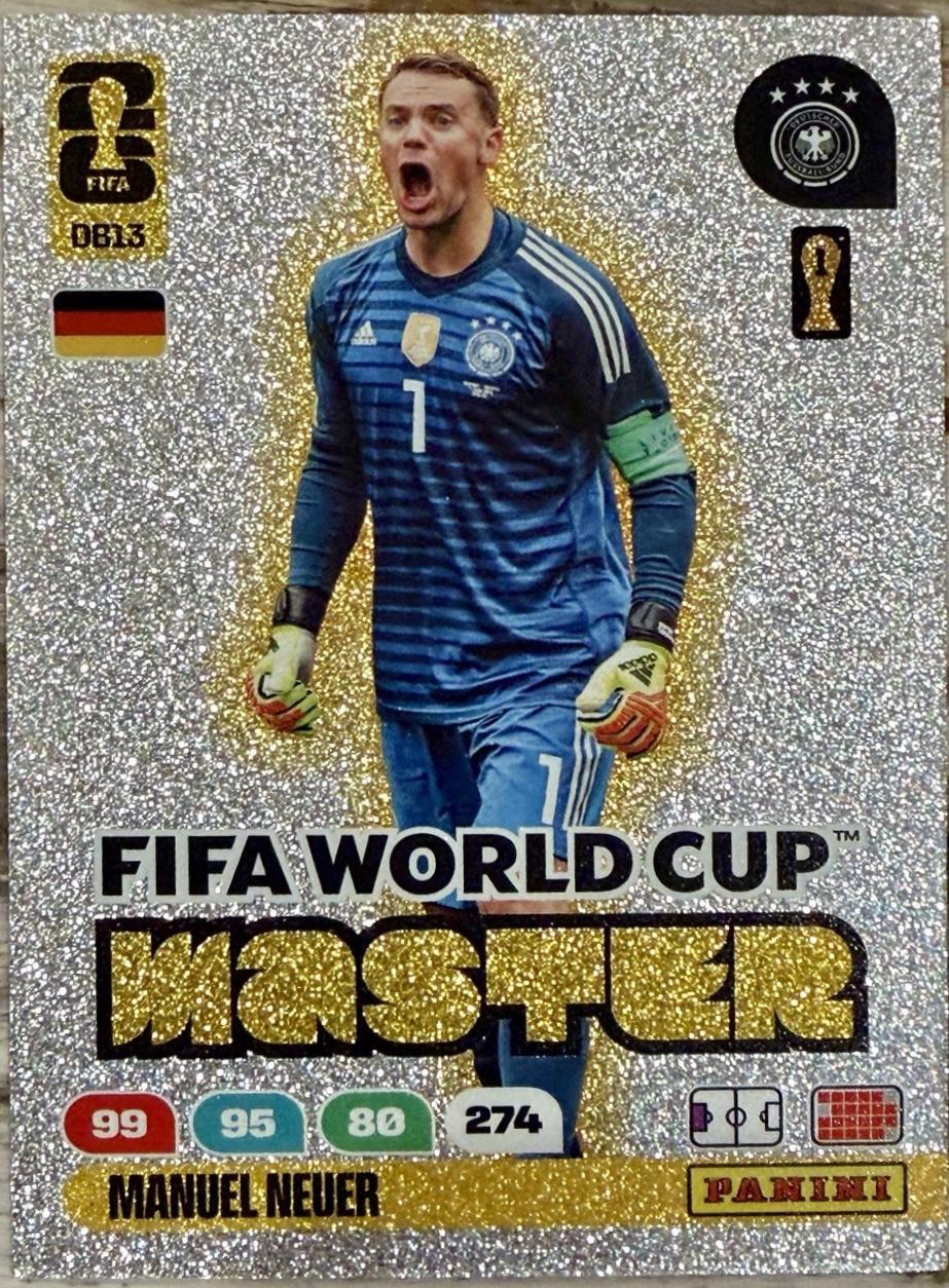 2026 Panini Adrenalyn XL FIFA World Cup Master Manuel Neuer #DB13 card