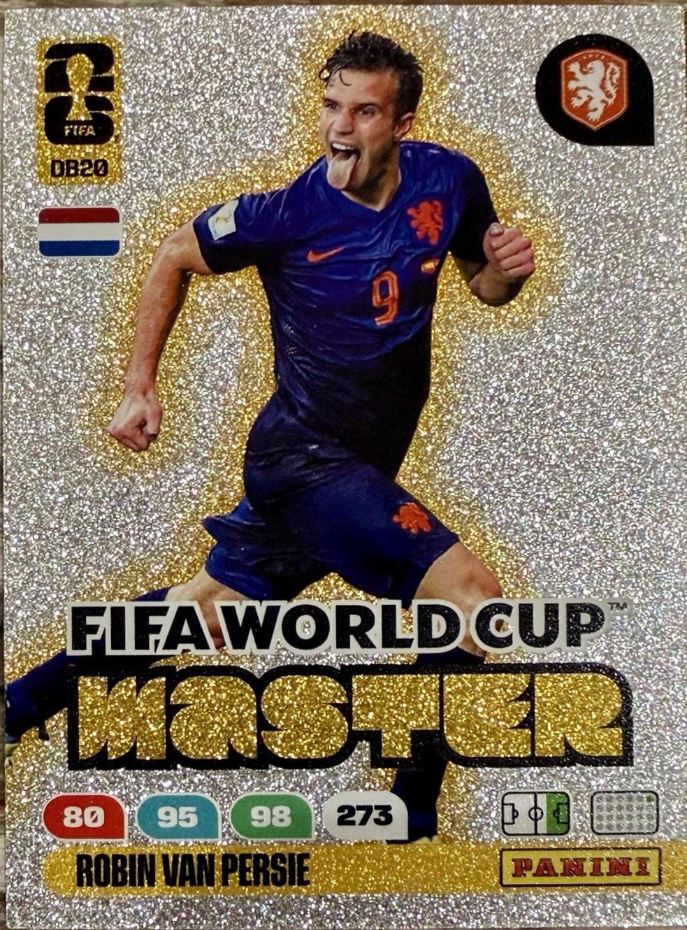 2026 Panini Adrenalyn XL FIFA World Cup Master Robin van Persie #DB20 card