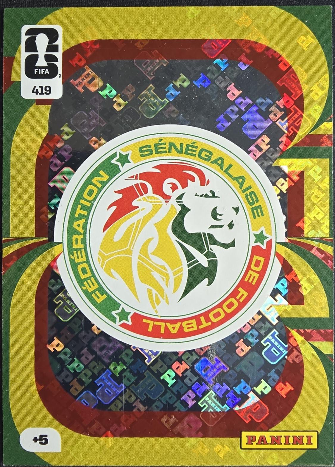 2026 Panini Adrenalyn XL FIFA World Cup Team Crest #419 card
