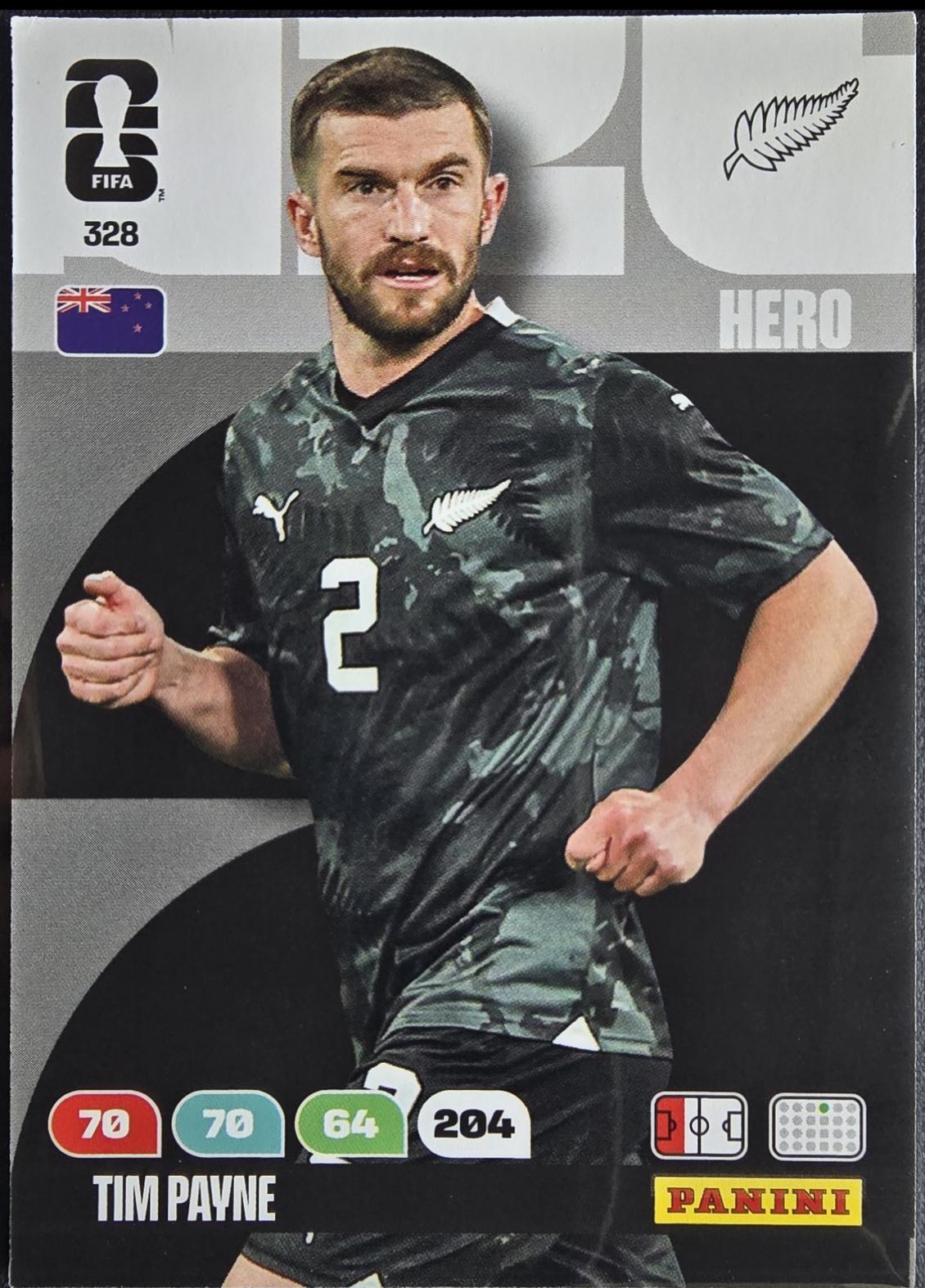 2026 Panini Adrenalyn XL FIFA World Cup Tim Payne #328 card