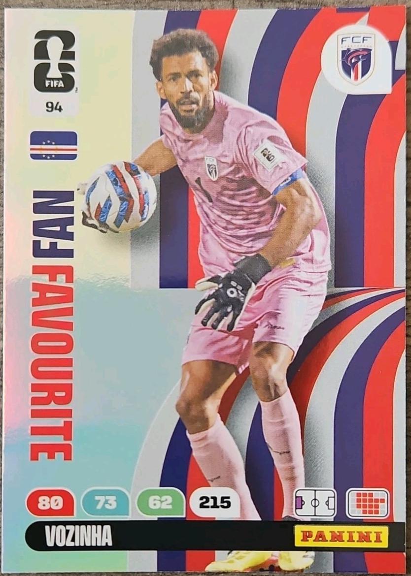 2026 Panini Adrenalyn XL FIFA World Cup Vozinha #94 card