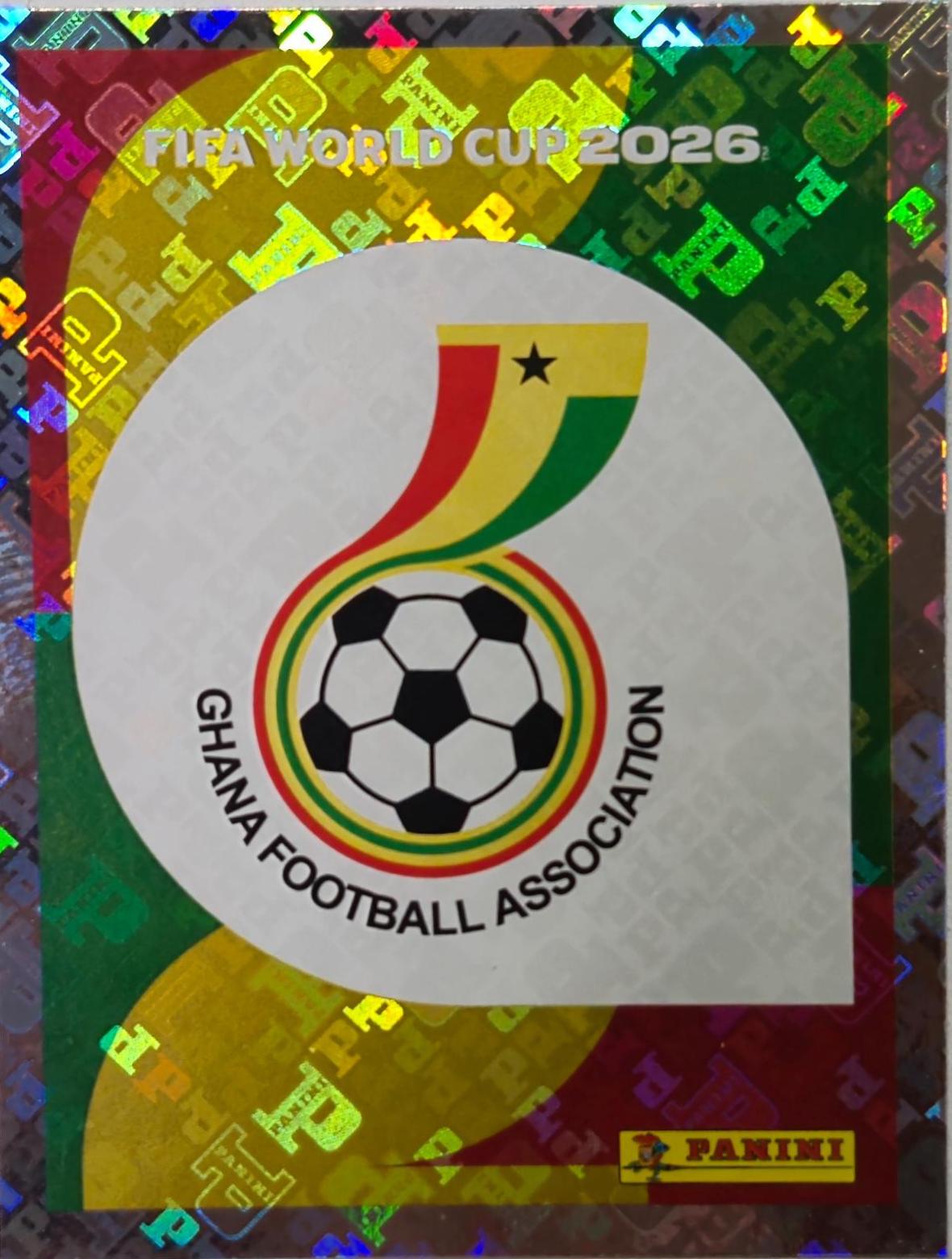 2026 Panini FIFA World Cup Stickers Ghana Emblem #GHA1 card