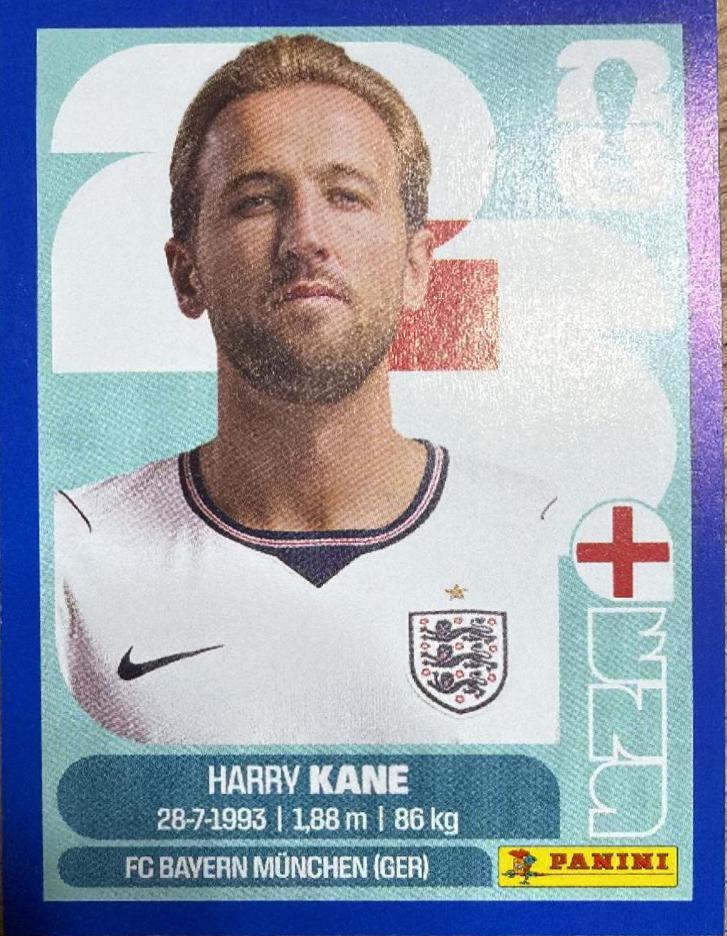 2026 Panini FIFA World Cup Stickers Harry Kane [Blue] #ENG18 card