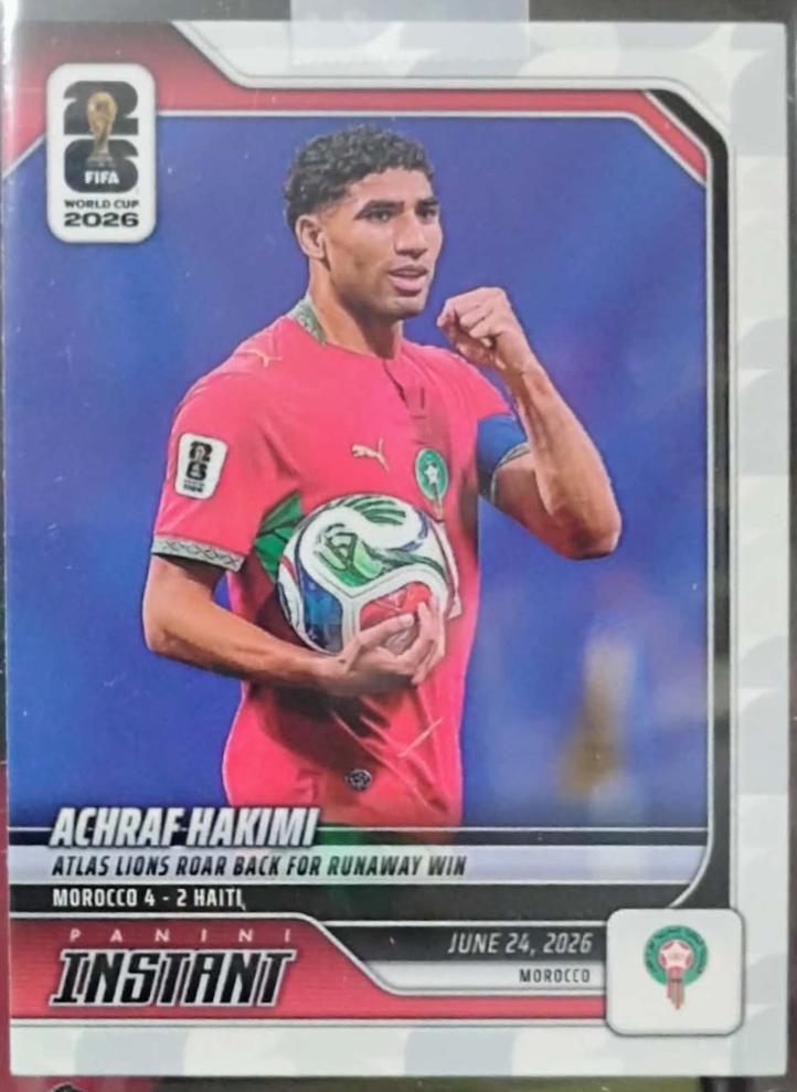 2026 Panini Instant FIFA Achraf Hakimi #115 card
