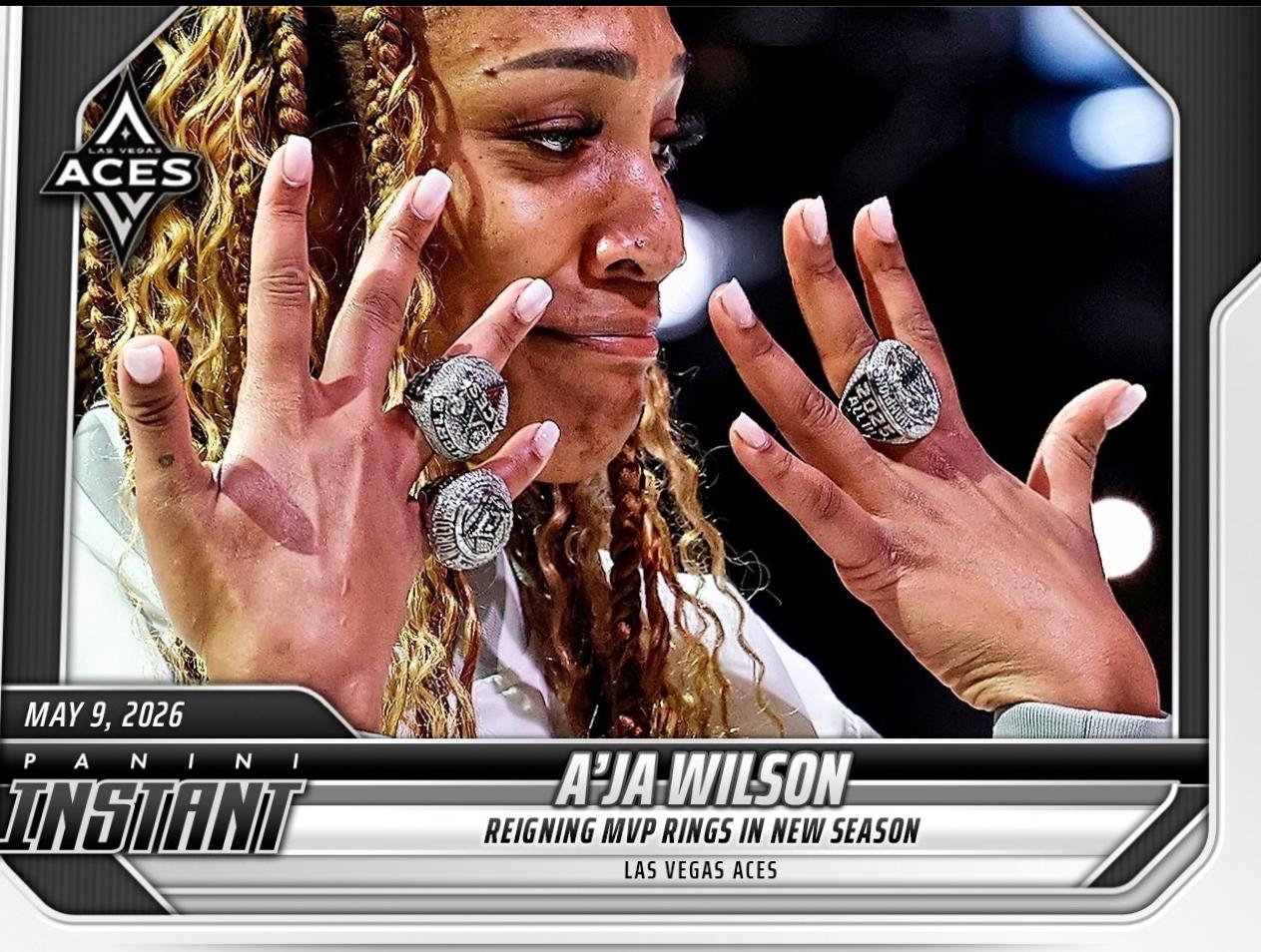 2026 Panini Instant WNBA A'ja Wilson #38 card