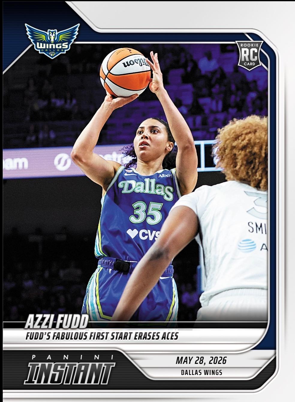 2026 Panini Instant WNBA Azzi Fudd #100 card